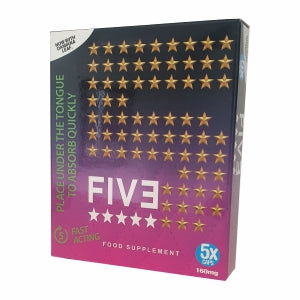 FIVE Instant – Under The Tongue Pills for Men (5 Uni)