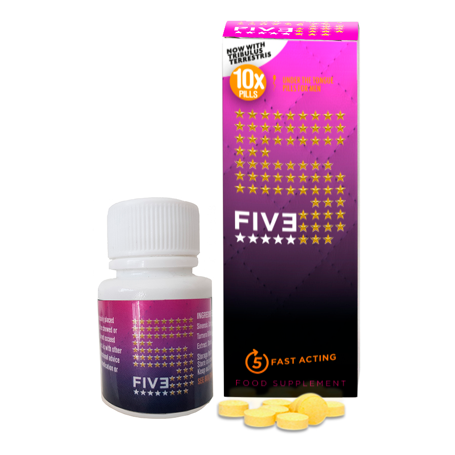 FIVE Instant – Under The Tongue Pills for Men (10 Uni)