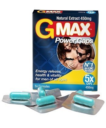 GMax Power Caps (5 Capsules)