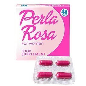 Perla Rosa 450mg (4 Capsules)