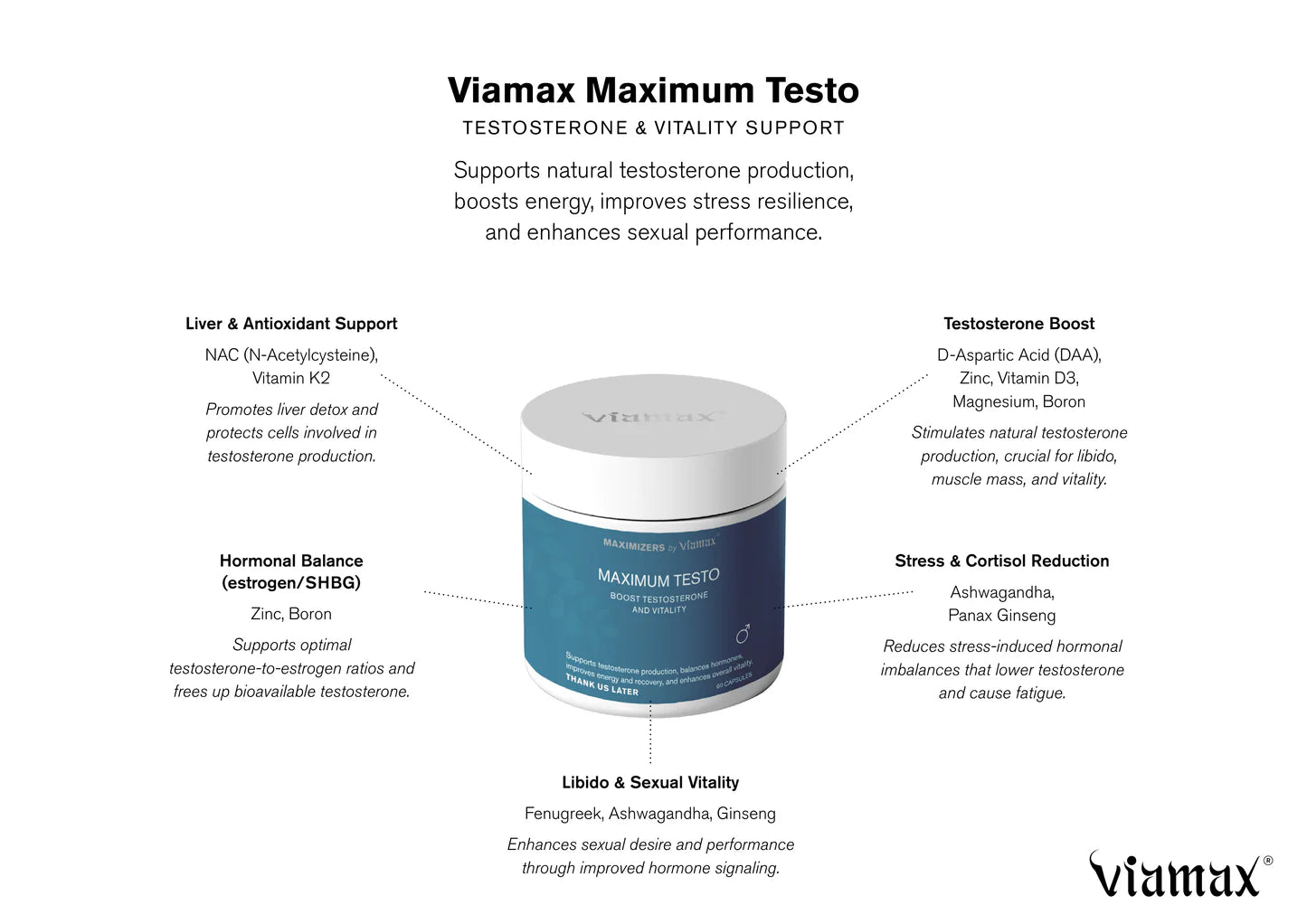 Viamax Maximum Testo info sheet